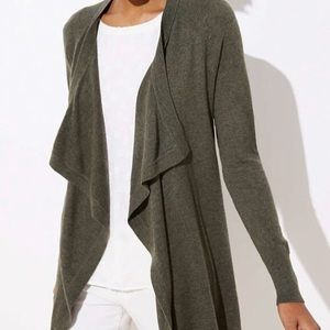 New With Tag LOFT Draped Open Cardigan